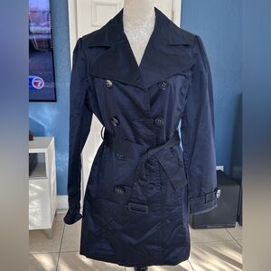 George Women's Dark Blue Trench Coat